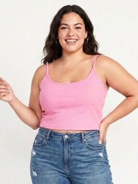 Old Navy Plus Size Rib-Knit Crop Tank Top